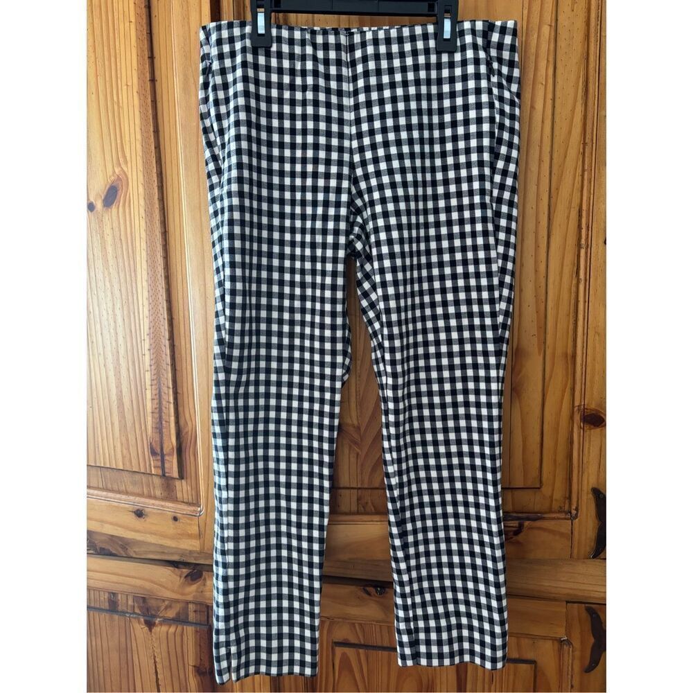J. Jill Essential Cotton Stretch Gingham Pants